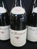 3 bouteilles Clos Rougeard Saumur Champigny an2015 rouge Scea du...