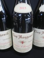 3 bouteilles Clos Rougeard « Les Poyeux » Saumur Champigny an2015 rouge...