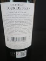 1 bouteille Château Tour de Pez Cru Bourgeois, Saint-Estèphe, année...
