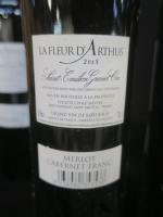 6 bouteilles La Fleur d'Arthus, Saint Emilion Grand Cru, Année...
