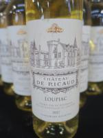 9 bouteilles Château de Ricaud, Loupiac, Vignobles Dourthe, année 2017,...