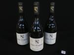 3 bouteilles Auxey-Duresses 2015 Fabien Coche à Meursault, rouge, lot...