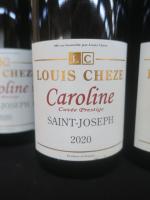 8 bouteilles Saint Joseph « Caroline » Cuvée prestige 2020 rouge Louis...