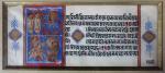 INDE :  Folio d'un manuscrit Jain, Kalpa Sutra, Gujarat,...