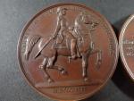 Deux médailles en bronze : Ferdinand-Philippe duc d'Orléans : L'armée...