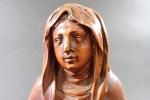 Ecole française vers 1700 : Vierge de Calvaire. Statuette en...