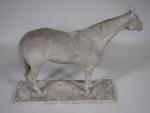 MALISSARD Georges (1877-1942) : Le cheval. "Ex-voto". Plâtre d'atelier signé....