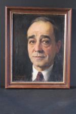 CHARAVEL Paul (1877-1961) : Portrait d'homme. H.s.P. signée et datée...