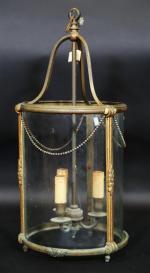Lanterne de vestibule de style Louis XVI de forme cylindrique,...