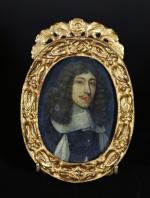 Ecole flamande du XVII's : Portrait d'homme de qualité. H.s....