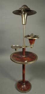 Georges HALAIS - Lampe-cendrier sur pied, modèle "Extincto" vers 1930,...