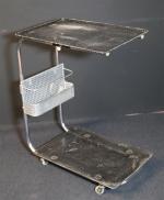 Mathieu MATÉGOT (1910-2001) "Adap Table" Desserte roulante à structure en...
