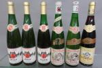 Alsace blanc et rouge. Lot de 12 bouteilles dépareillées comprenant...