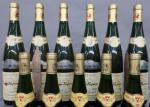 Alsace blanc. Lot de 12 bouteilles dépareillées comprenant : six...
