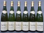 Alsace. Six bouteilles de Tokay Pinot Gris Côte Abbaye de...