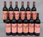 Bordeaux rouge. 12 bouteilles Château le Tertre de Leyle Côtes...