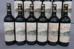 Bordeaux rouge. 12 bouteilles Château Moulin de la Gache Premières...