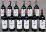 Bordeaux rouge. 12 bouteilles Cuvée du Belvédère 1996 mis en...