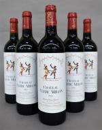 Bordeaux rouge. Six bouteilles Château Clerc Milon 1999 Grand cru...