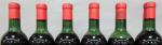 Bordeaux rouge. Six bouteilles Réserve Saint Julien Saint-Émilion 1966