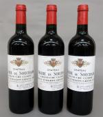 Bordeaux rouge. Trois bouteilles Château Faurie de Souchard 2005, Grand...