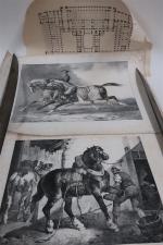 Géricault (d'après) Lot de 2 gravures : Cheval chez le...