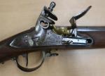 Fusil, modèle 1816C. Canon rond, à pans au tonnerre, daté...