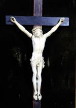 Christ en ivoire d'époque XIX's. Haut : 18,5 cm, dans...