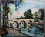 DROUANT Armand (1898-1978) : Paris, les quais sur la Seine....