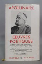 APOLLINAIRE (Guillaume). OEuvres. Paris, nrf Gallimard - Collection La Pléiade.