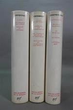 DOSTOIEVSKI (Fédor Michajlovitch). 3 volumes : 
- L'Idiot (jaquette, rodhoïd)
- L'Adolescent...