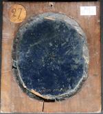 LAUDIN à Limoges, ép. XVII's : Plaque ovale en émail...