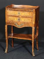 Table de salon de style Louis XV en bois de...