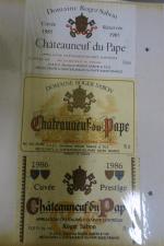 Collection d'environ 700 étiquettes de bouteilles de vin de France...