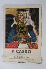 Pablo PICASSO (d'après). Affiche Picasso 85 gravures pour la Galerie...