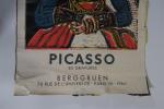 Pablo PICASSO (d'après). Affiche Picasso 85 gravures pour la Galerie...