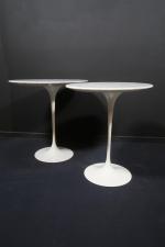 Eero SAARINEN (1910-1961) et KNOLL INTERNATIONAL - Paire de tables...