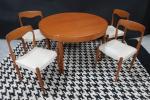 DANEMARK Design scandinave vintage vers 1960. Table de salle à...