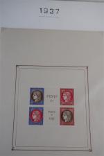 TIMBRES & PHILATELIE. Belle Collection de timbres comprenant un ensemble...
