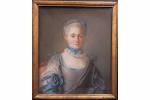 *Ecole française du XVIII's : Portrait présumé de Madame de...