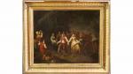 Attribué à Antonio BECCADELLI (1718-1803)  : Danseurs et tambourins....
