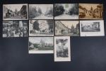 10 cartes CPA BONSECOURS, Belles animations Tramway