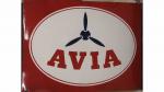AVIA - Moyenne plaque rouge plate