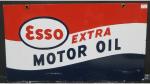 ESSO EXTRA MOTOR OIL - Plaque plate double face en...