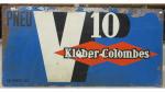 KLEBER COLOMBES V10 - Plaque plate double face en tôle...