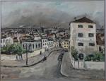 LAVOINE Robert LP (1916-1999) - Paris, vue sur la banlieue....