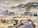 LHOTE André (1885-1962) - Neige dans la campagne de Gordes,...