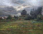 VAYSSE Léonce (1844-?) - Paysage par temps orageux. Huile sur...
