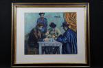 VILLON Jacques (1875-1963) - La partie de cartes d'après Cézanne....