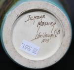 Jérome MASSIER fils à VALLAURIS (1850-1916) : Vase "amphore" en...